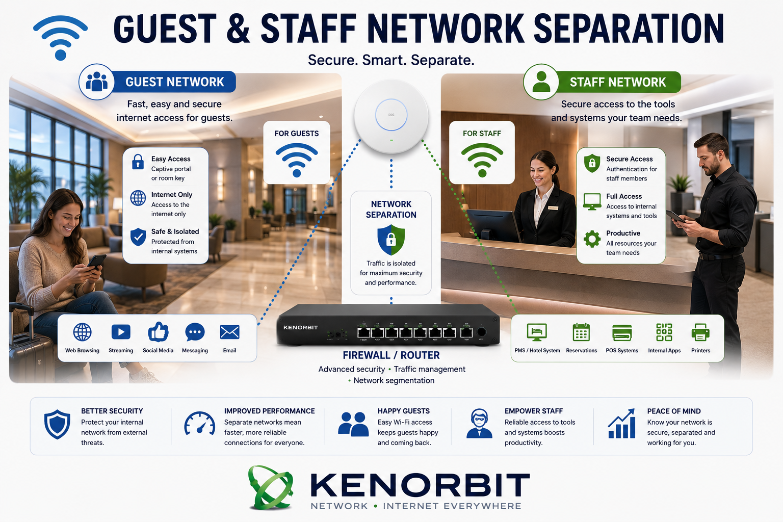 Guest and Staff Network Separation